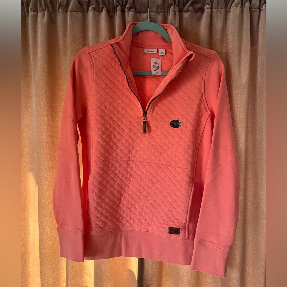 L.L. Bean Warm Coral Pullover